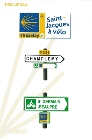 Signalétique Saint-Jacques à Vélo